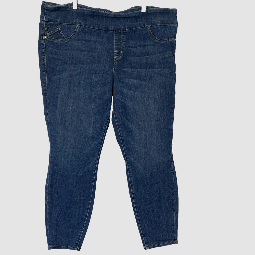 Rock and Republic Jeans Womens 24W Denim Rx Fever Midrise Legging Ankle‎ 46x28